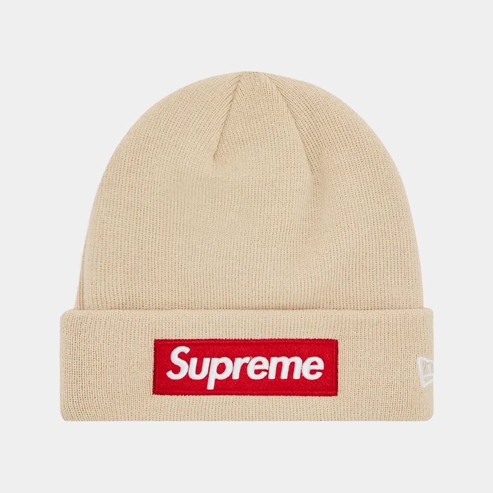 당일배송슈프림 공용 패치로고 뉴에라 박스로고 비니 스톤 베이 FW24BN13 STONE