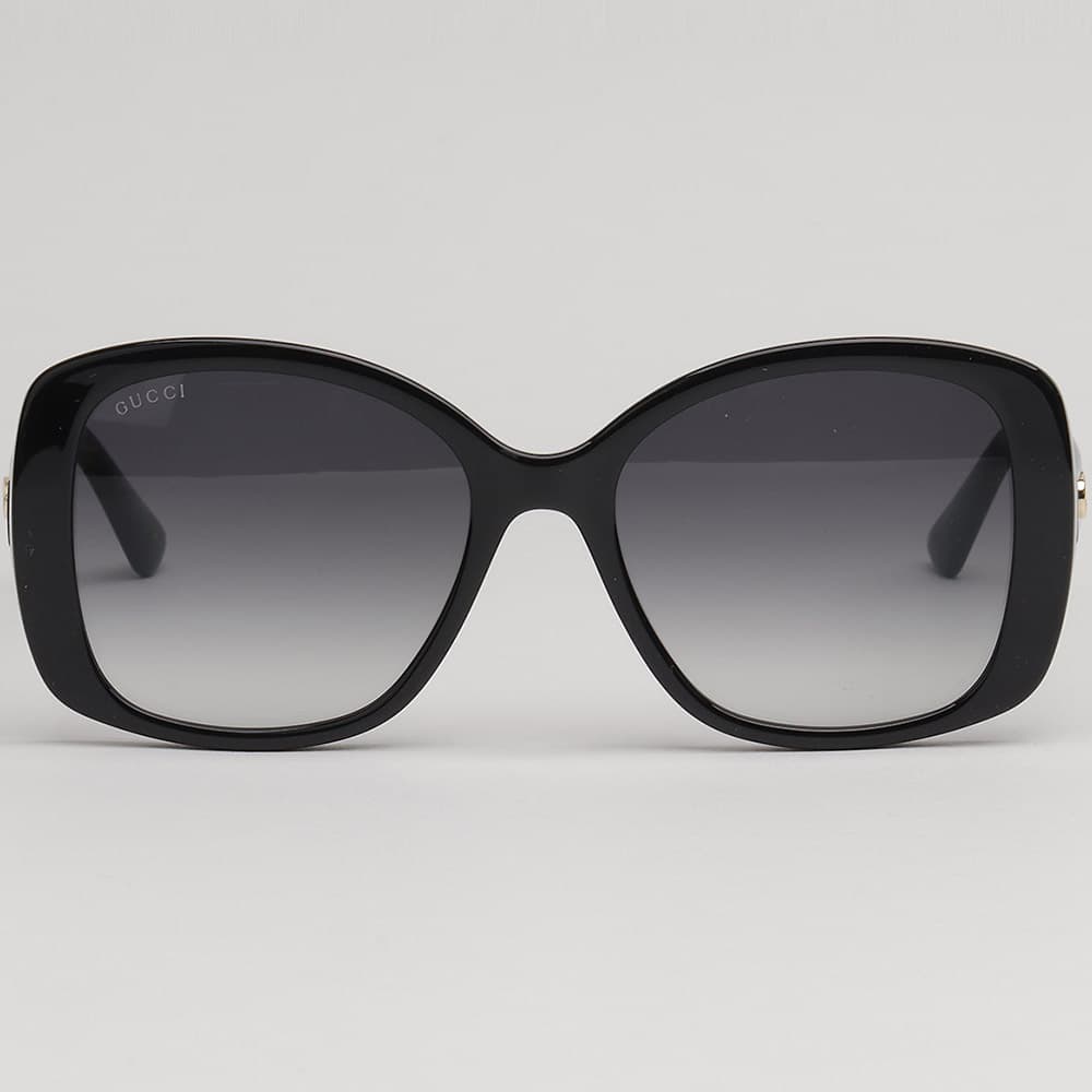 구찌 선글라스 GG0762S 001 명품 블랙 뿔테 오버핏 패션 여자 남자