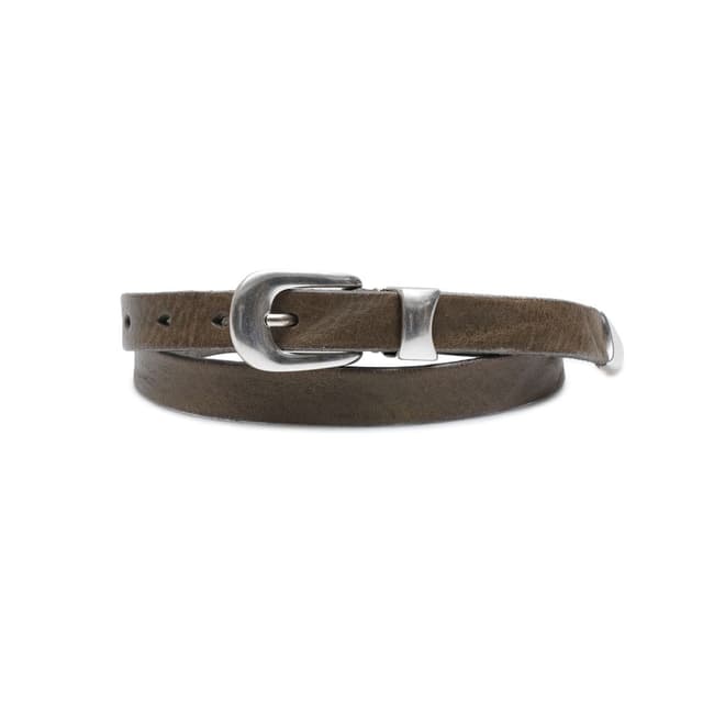 아워레가시 벨트 2cm 레더 그레이 A42382GL