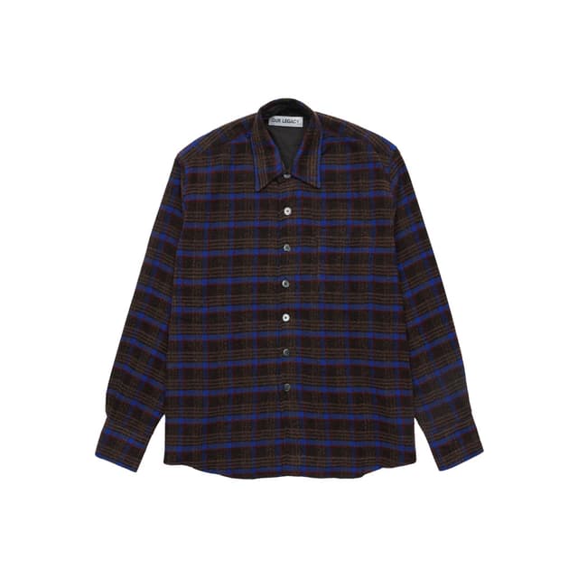 아워레가시 울 블렌드 ABOVE 체크셔츠 M4232ABP